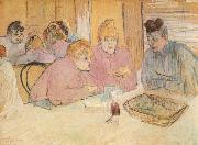 Henri De Toulouse-Lautrec Women in a Brothel oil painting